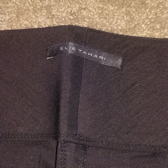 Elie Tahari Black Pants 2 - Picture 4 of 4